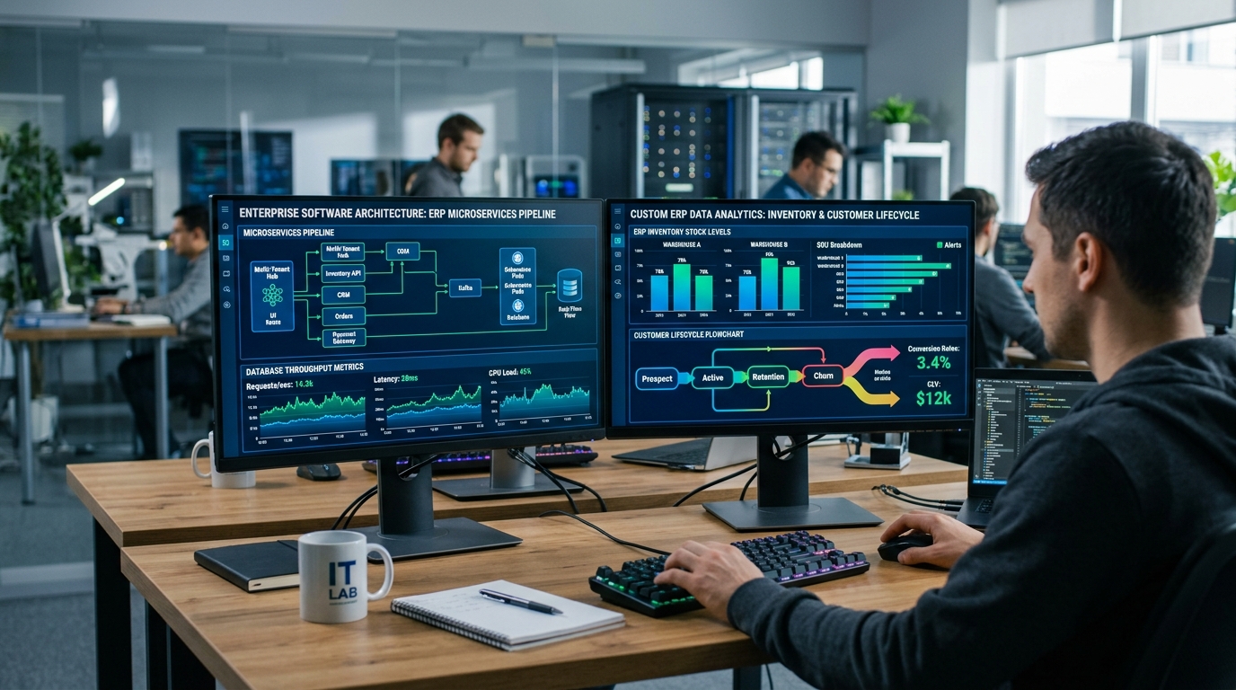 Why Custom ERP & CRM Systems Outperform Off-the-Shelf SaaS for High-Growth Companies
