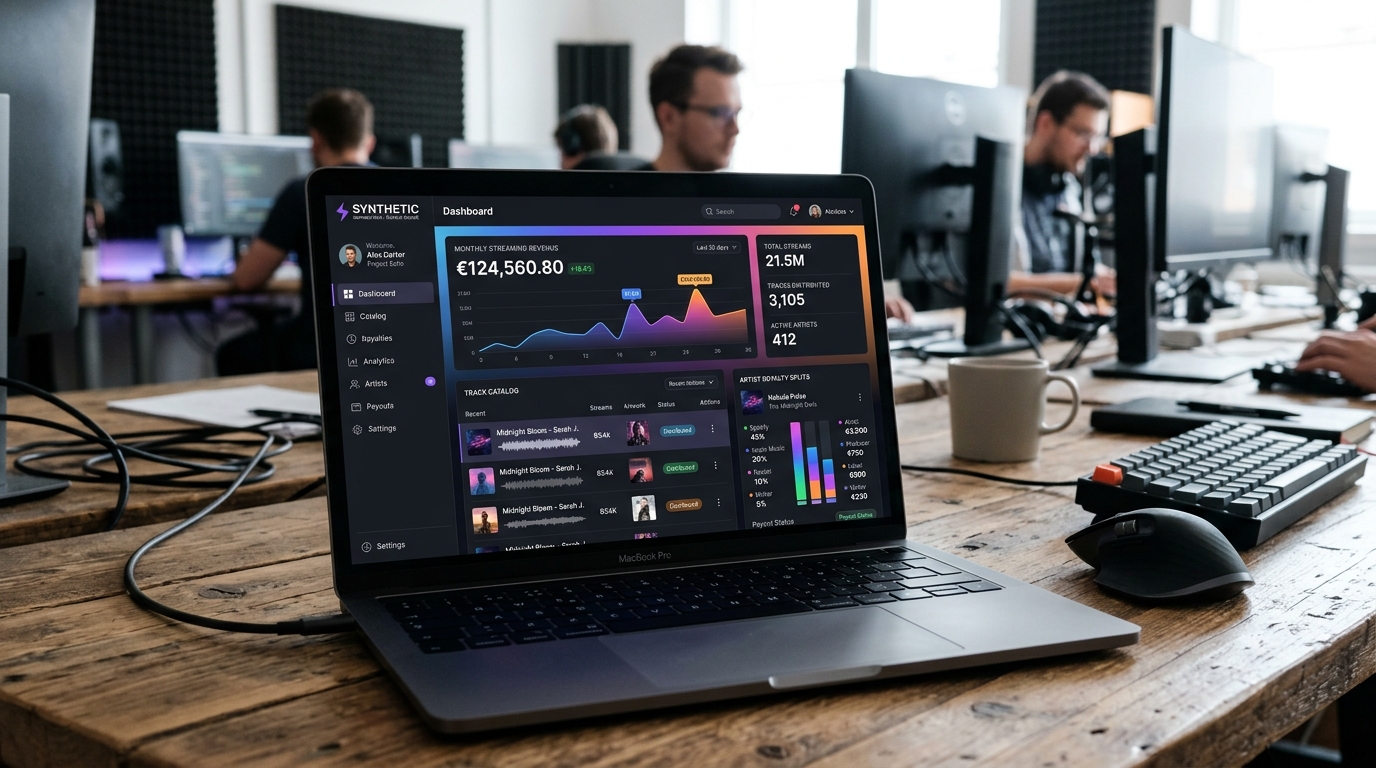 Harmonet Music - Music Distribution ERP & Artist Portal